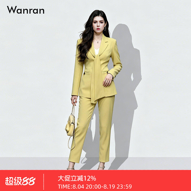 春装女装2026新款气质蝴蝶结小西装外套
