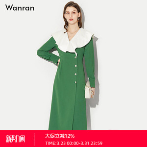 2026春季新款女装法式复古气质收腰温柔小众设计感优雅名媛连衣裙