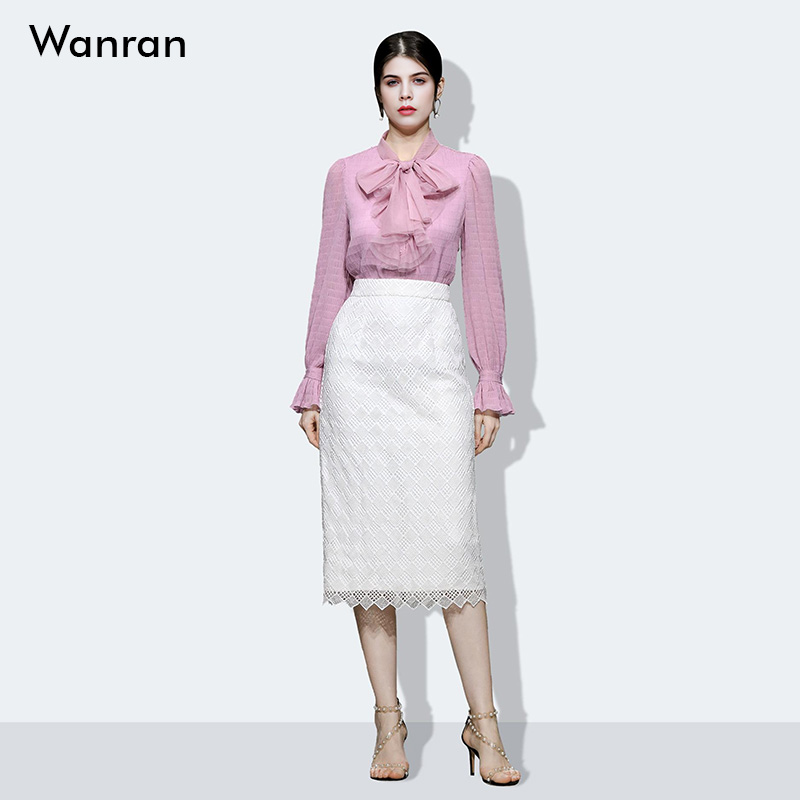 秋装女装2025新款粉紫色雪纺衬衫衬衣