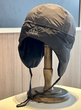 户外抽绳防风护耳帽子女冬季保暖拼色滑雪可戴头盔骑行帽男女同款