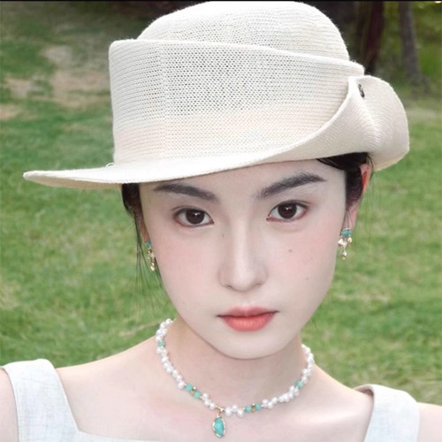 2025新款赫本风法式优雅礼帽