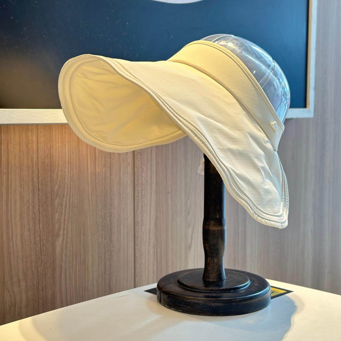 可折叠大檐防晒帽子女春夏遮阳休闲时尚百搭空顶帽防紫外线宽檐帽