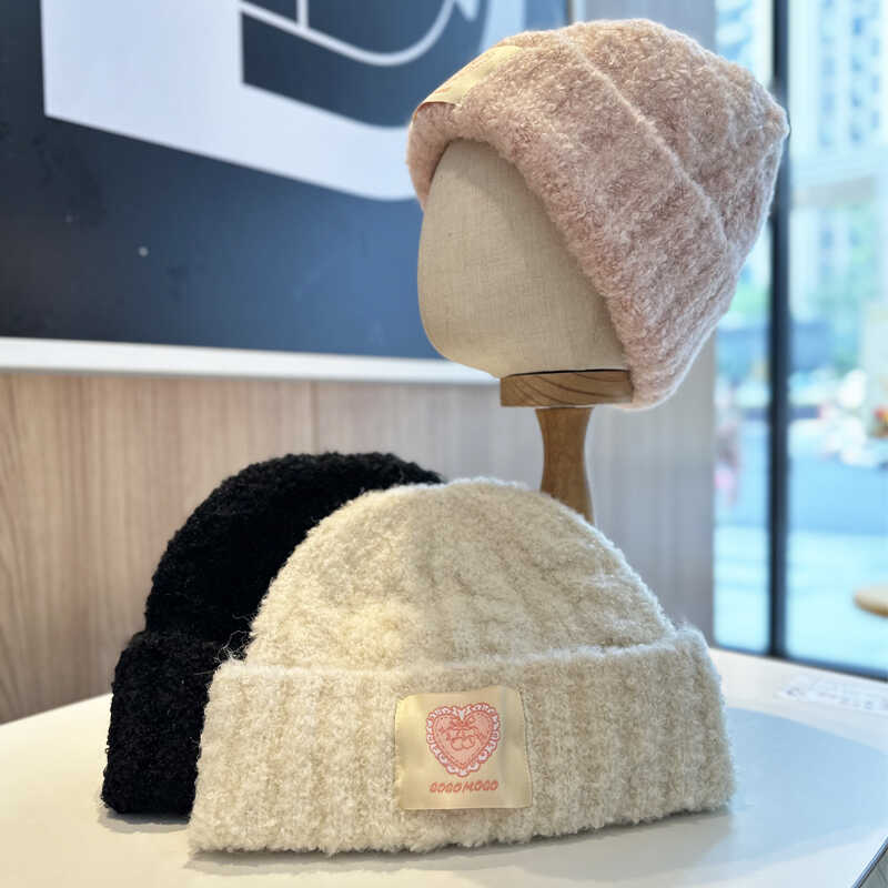 冷帽大头围贴布显脸小韩版冬季