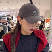 百搭显脸小秋冬鸭舌帽时尚 2025新款 字母刺绣棒球帽子女韩版 潮流