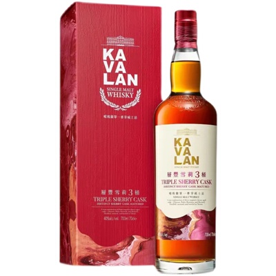 kavalan噶玛兰3单一麦芽威士忌