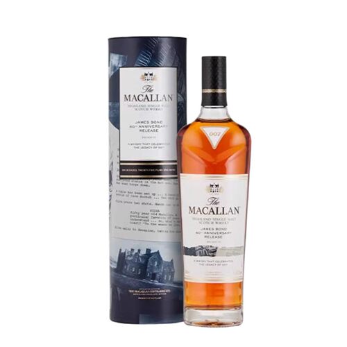 限定60周年MACALLAN 麦卡伦《007》电影 单一麦芽威士忌700ml