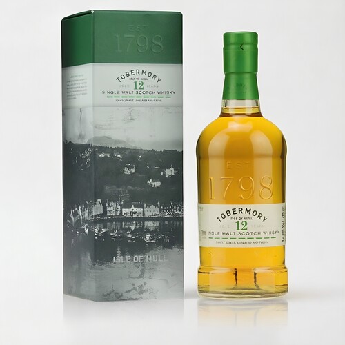 托本莫瑞12年Tobermory单一麦芽苏格兰威士忌洋酒700ml 国行正品