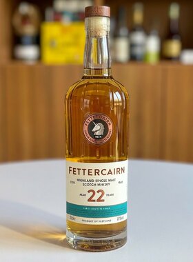 特价无盒费特肯22年单一麦芽FETTERCAIRN苏格兰威士忌独角兽行货