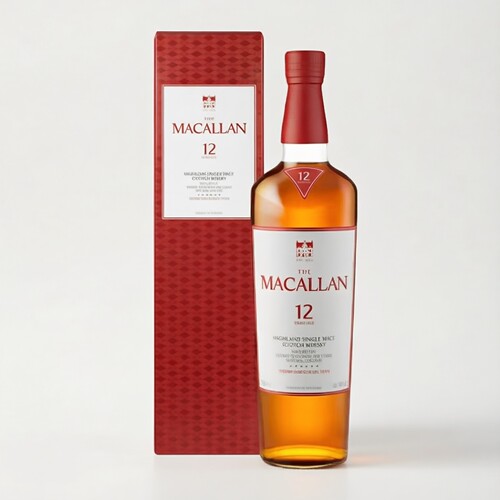 Macallan 麦卡伦12年单雪莉桶单一麦芽威士忌700ml进口洋酒 国行