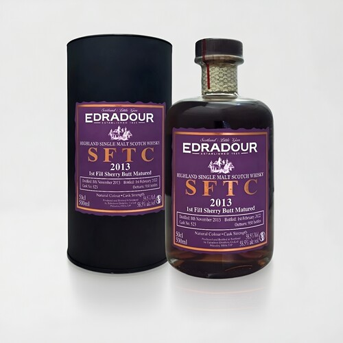 埃德拉多尔8年 Edradour2013首注雪莉单桶苏格兰威士忌 500ml