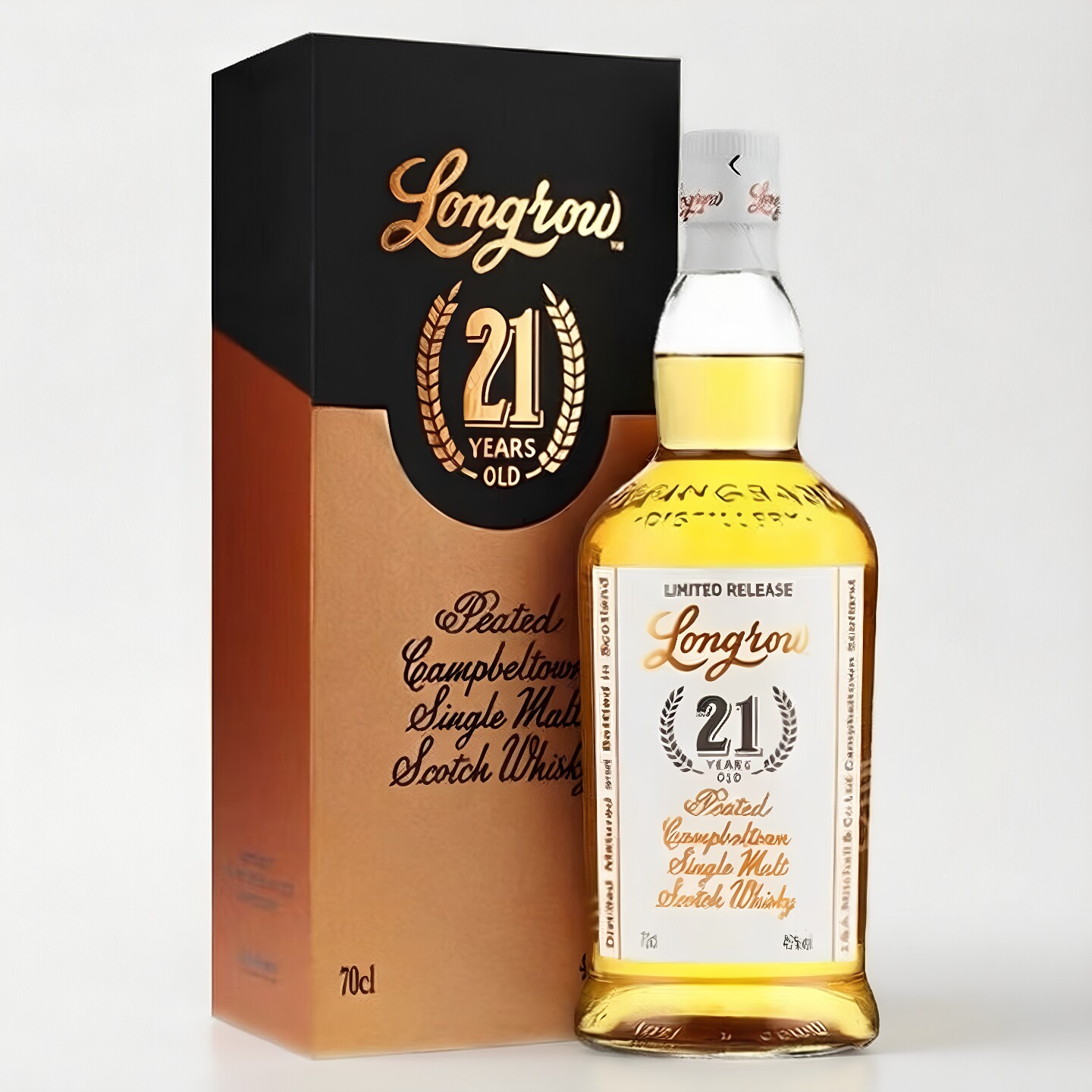 Longrow 朗格罗21年 单一纯麦威士忌 苏格兰进口洋酒 国行正品图片