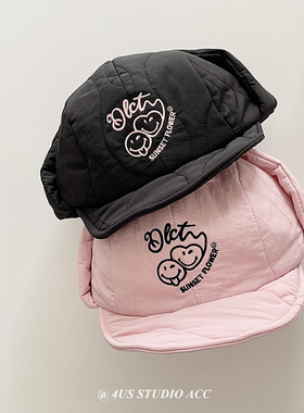 韩版粉色户外滑雪飞行帽女冬季保暖护耳可爱卡通刺绣雷锋帽显脸小