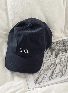 2025春夏新款遮阳棒球帽子女简约字母刺绣高级感软顶鸭舌帽显脸小