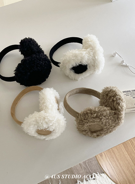 韩系ins可爱耳包耳罩女冬季保暖耳套户外滑雪骑行防寒耳捂子耳暖