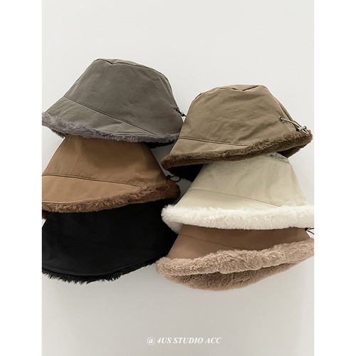 小众设计韩版秋冬季护耳渔夫帽