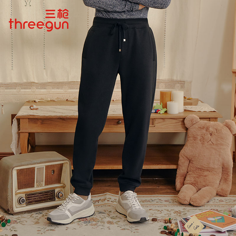 三枪加绒加厚超密绒男士长裤