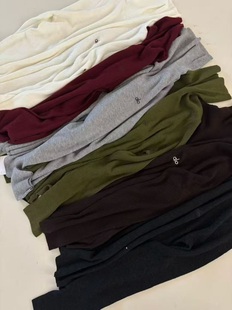 al秋冬新款韩版修身显瘦百搭长袖T恤女高领打底衫针织衫弹力上衣