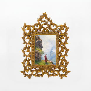 加安加丽法式复古宫廷风客厅装饰画餐厅玄关艺术挂画卧室书房壁画