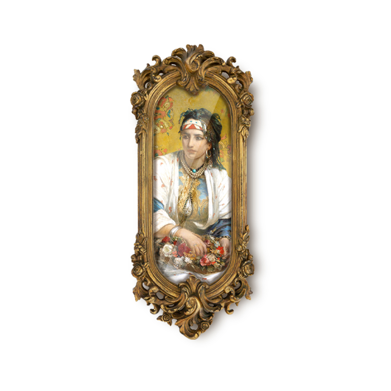 加安加丽法式复古宫廷风装饰画客厅挂画美式轻奢墙面壁画玄关画图片