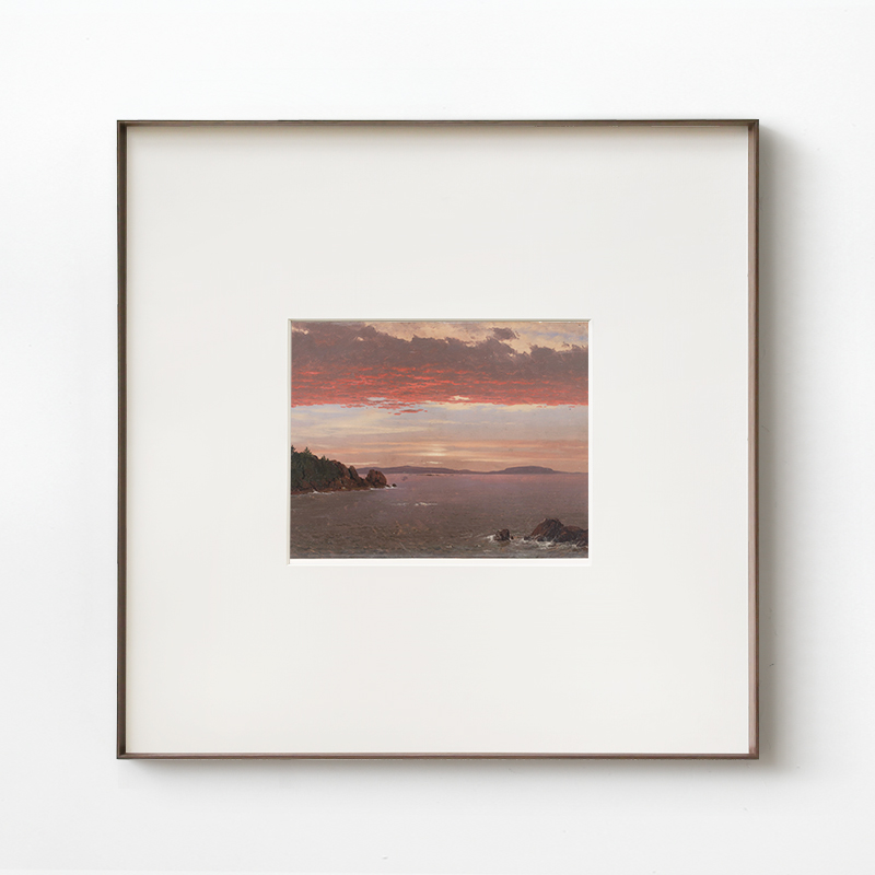 北欧小众极简装饰画客厅餐厅墙留白风景现代简约挂画玄关艺术壁画图片