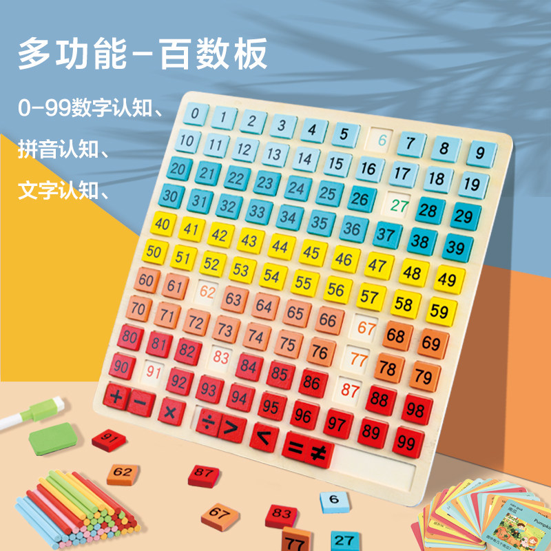 乐畅益智多功能早教启蒙百数板