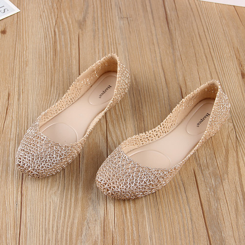 鸟巢网眼透气洞洞凉鞋巴西果冻鞋