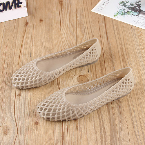 夏季镂空透气超软巴西果冻凉鞋女