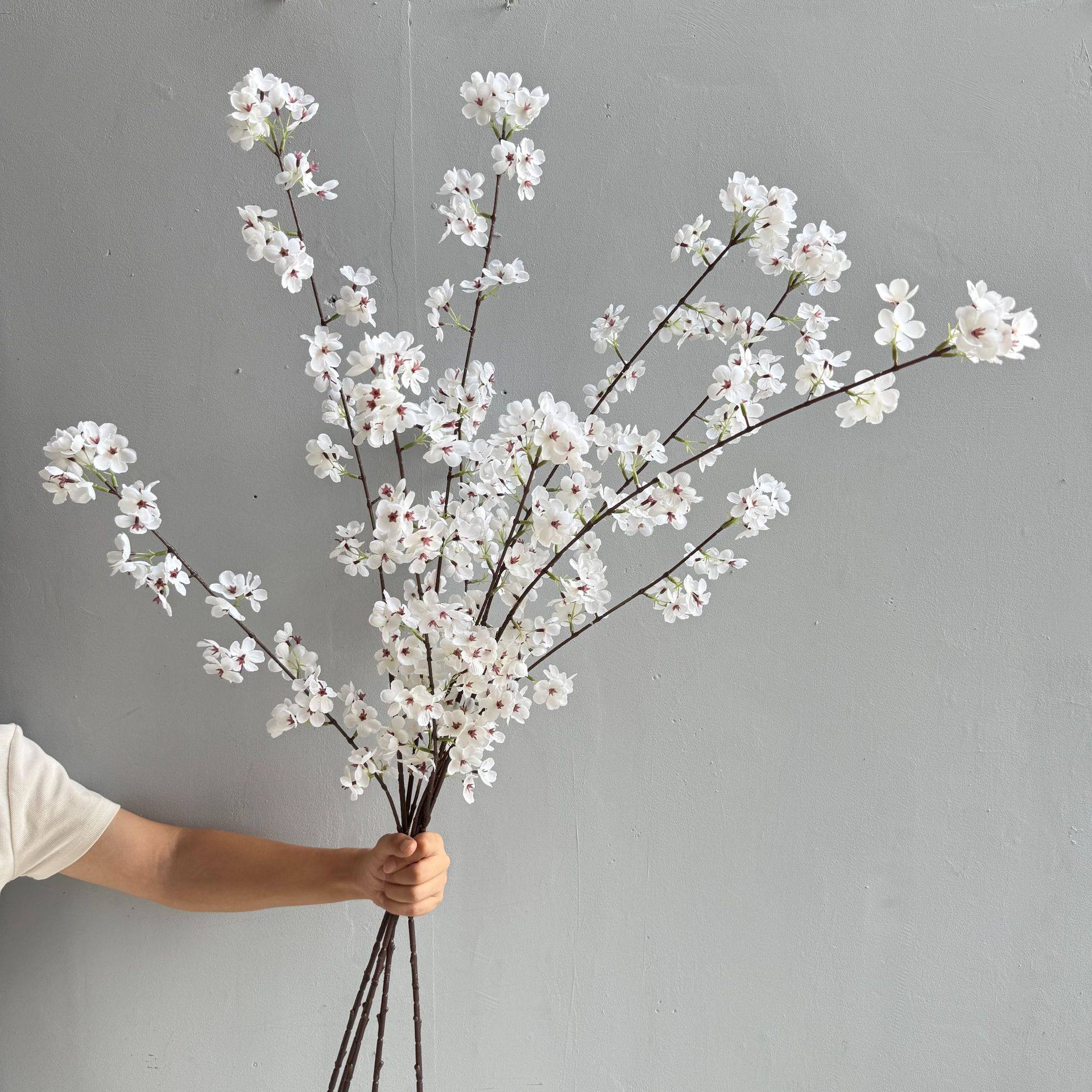 2叉梨花 禅意装饰仿真花 长枝樱花 婚礼堂布置仿真落地假桃花树枝,家居饰品,仿真花/假花,淘宝优惠券,粉丝福利购,淘宝优惠卷