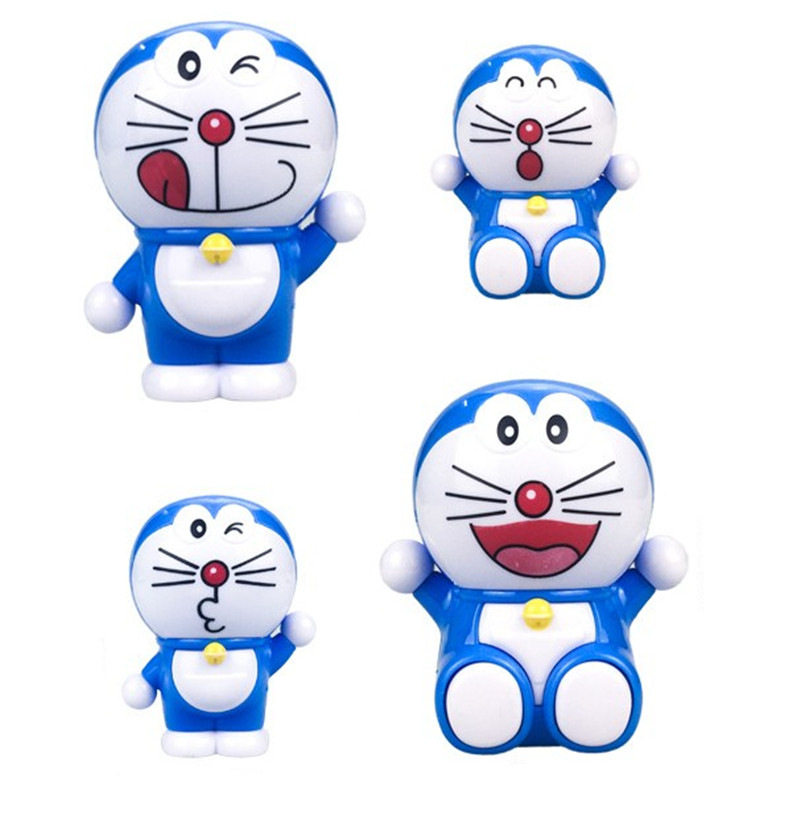机器猫蛋糕装饰摆件 哆啦A梦叮当猫儿童生日派对礼物烘焙装饰公仔