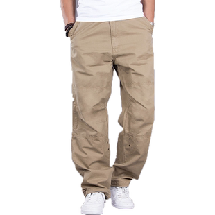 工装裤男春秋厚款男士休闲裤宽松直筒男裤秋冬款运动长裤裤子男