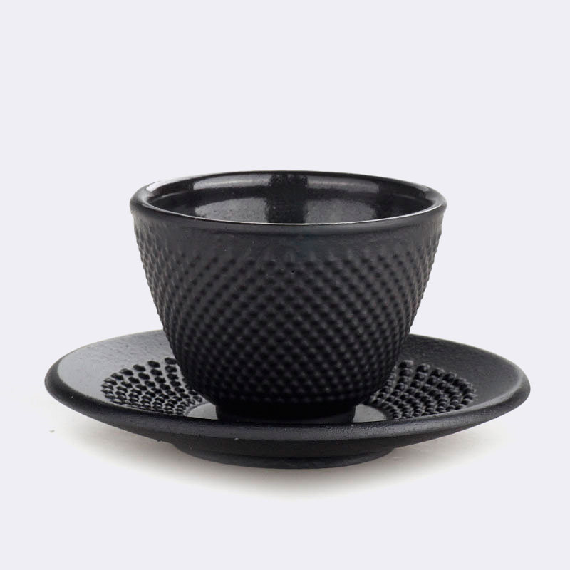 铁杯日本铸铁用茶杯复古杯子 铁的茶杯 南部铁壶杯铁杯垫 电视剧