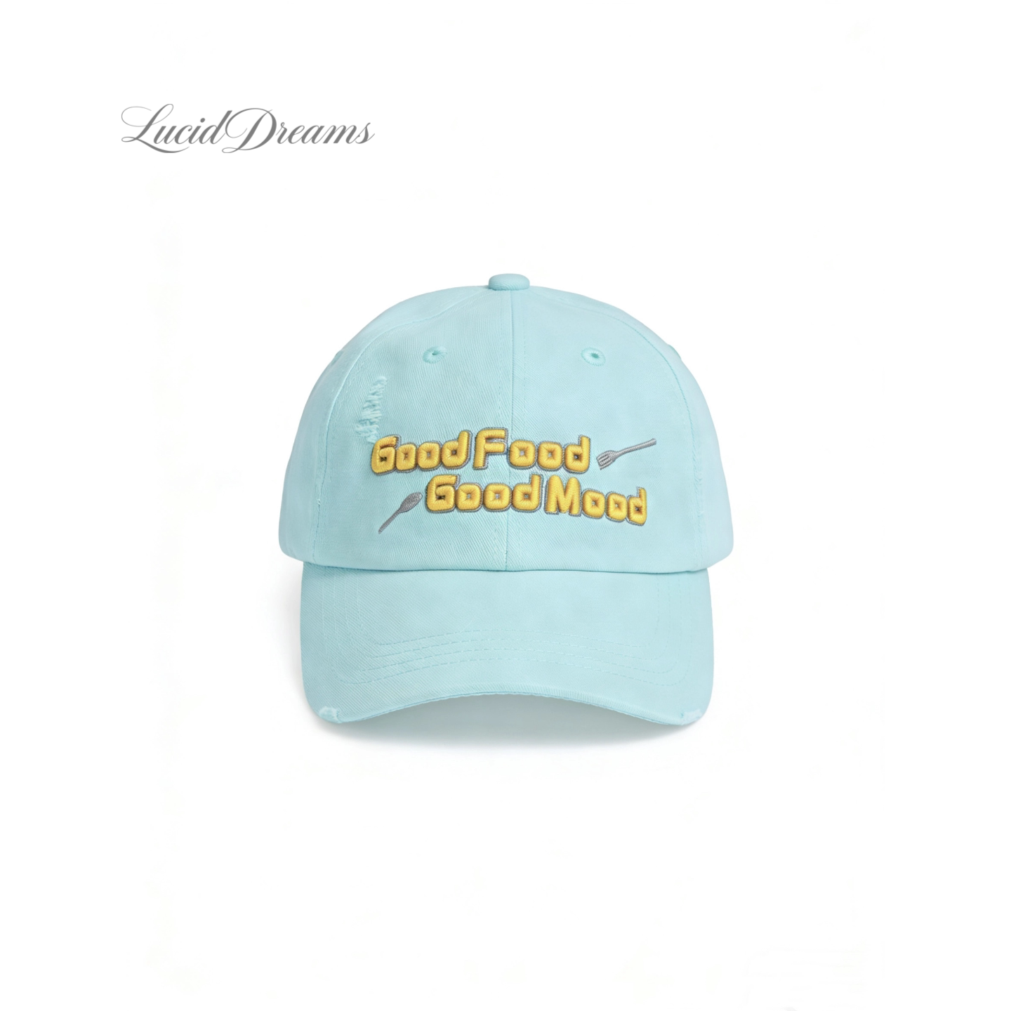 LucidDreams水洗薄荷绿棒球帽