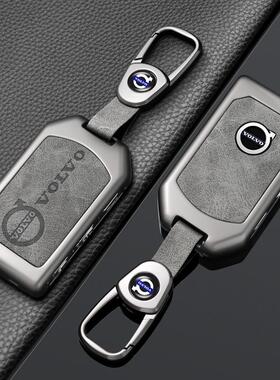 25款沃尔沃xc60钥匙套xc90汽车xc40高档S90壳S60L包S40 V90 V60扣