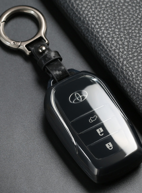 适用于丰田亚洲龙钥匙套26款凯美瑞威兰达雷凌尚CHR威飒BZ3车包扣