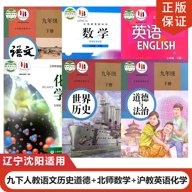 正版2023适用人教版初中九年