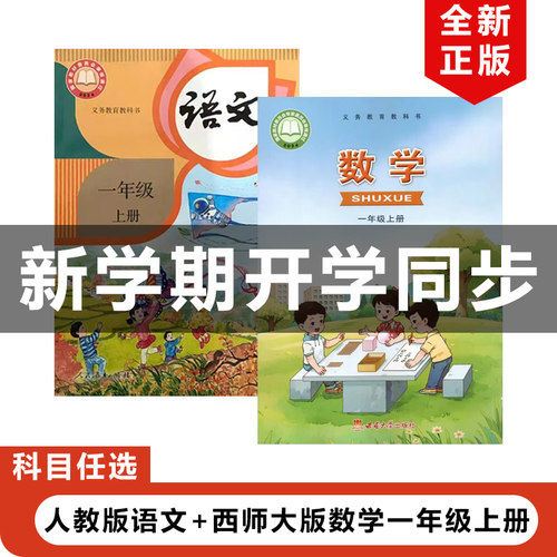 人教版语文+西师大版数学