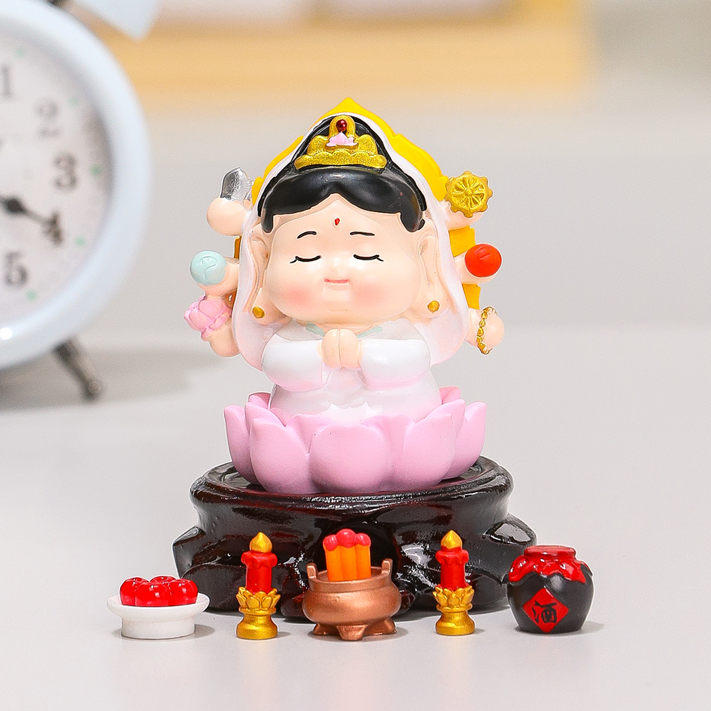 十二生肖守护神文殊桌面手办玩偶