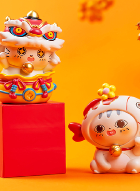 可爱土豆喵汽车治愈系女生摆件小