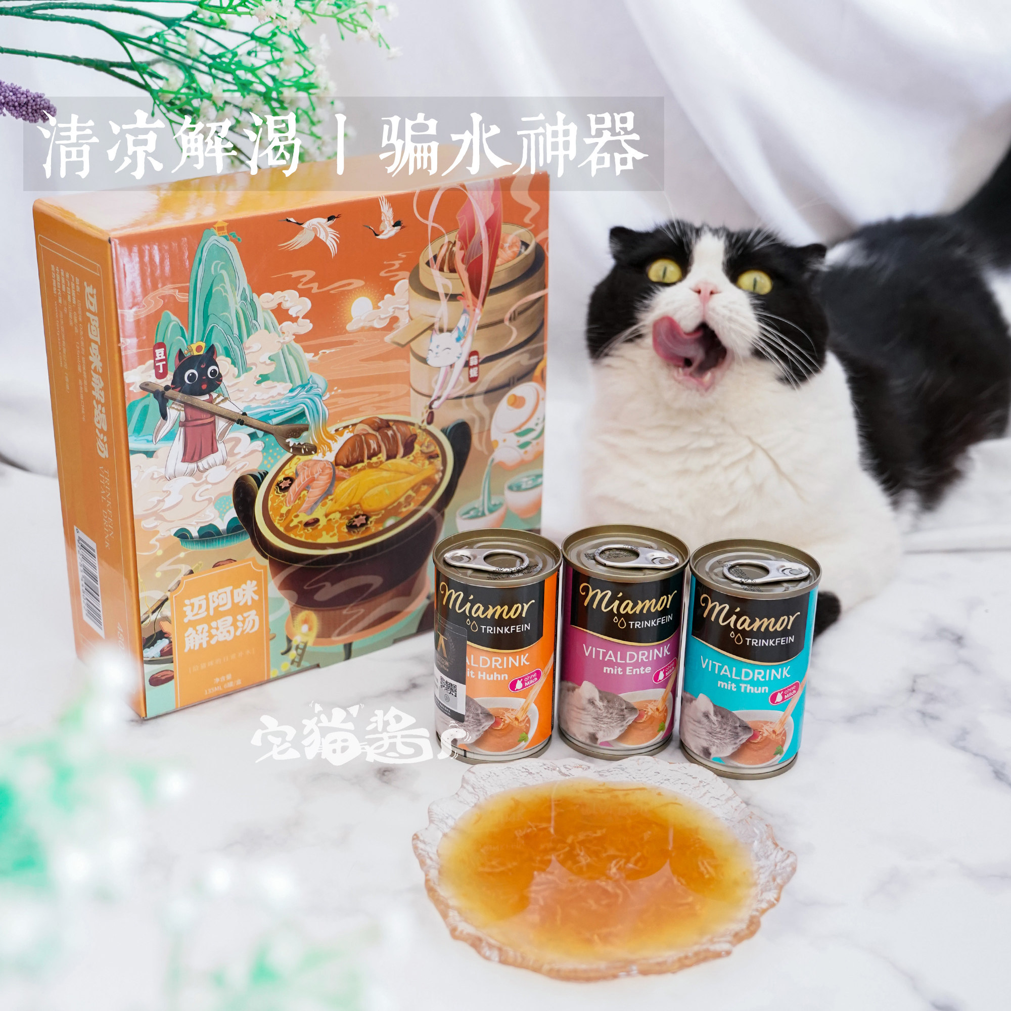 宅猫酱 德国Miamor迈阿密补水汤罐猫罐头猫咪营养补水罐头零食