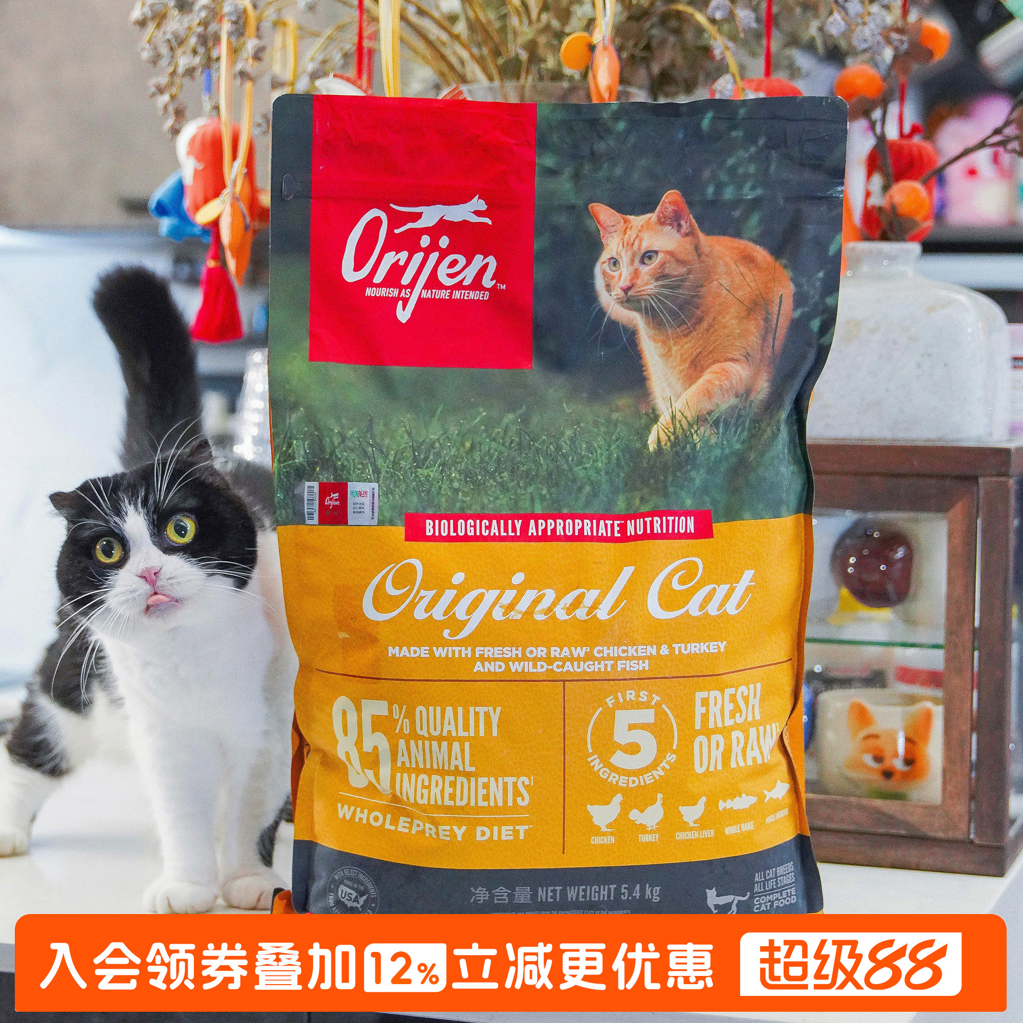 宅猫酱 渴望猫粮鸡肉六种鱼全价猫主粮成幼猫营养低卡全猫粮图片