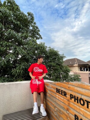 SNOWMAKER美式街头夏季drill运动短裤套装