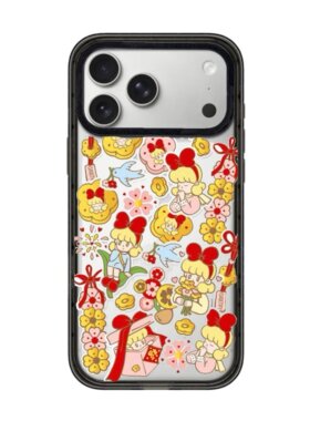 【韩国】新年捧花少女巨财透明适用苹果17promax壳iphone16plus保护15/1413pro磁吸Magsafe12ins镜面