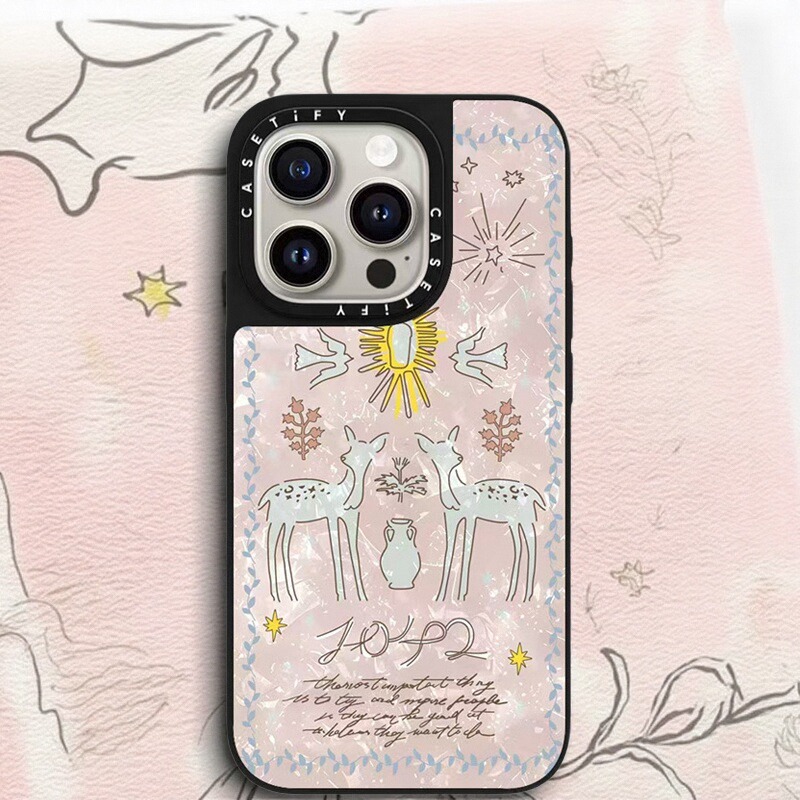 全品CAseTiY壳欧阳娜娜联名随手星辰贝母适用于iphone17/16promax保护套苹果15/14情侣13/12防摔