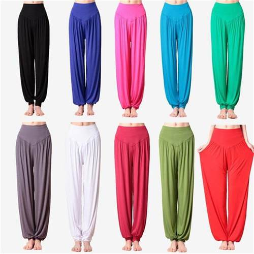 莫代尔瑜伽长裤子女跑步运动健身