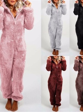 winter pyjamas Clothes Jumpsuit for Women Pijamas Homewear