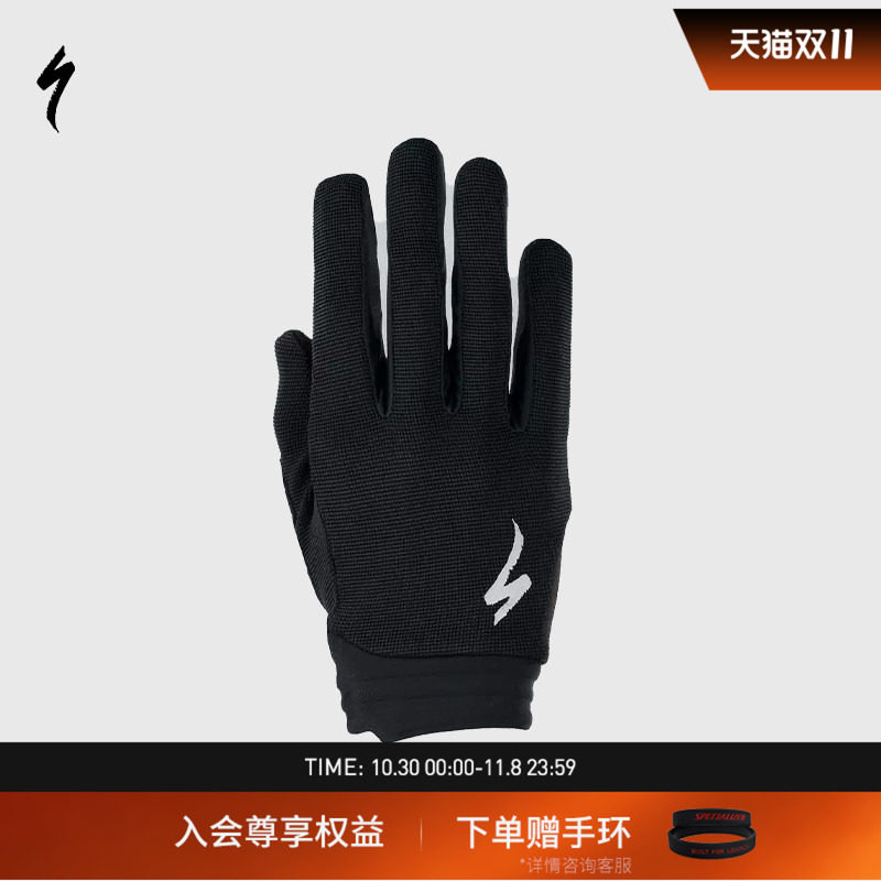 SPECIALIZED闪电 TRAIL GLOVE 春秋男式长指山地自行车骑行手套