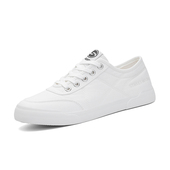 男韩版 轻便开车鞋 潮流百搭布鞋 小白鞋 休闲低帮帆布鞋 系带板鞋 男鞋