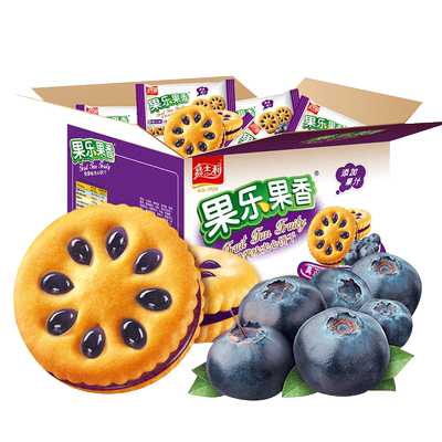嘉士利果乐果香果酱夹心饼干680g