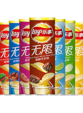 乐事薯片多口味104g*12罐
