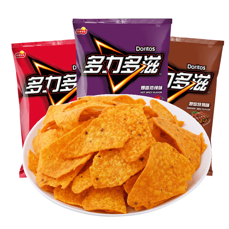 多力多滋玉米片薯片68g*10袋